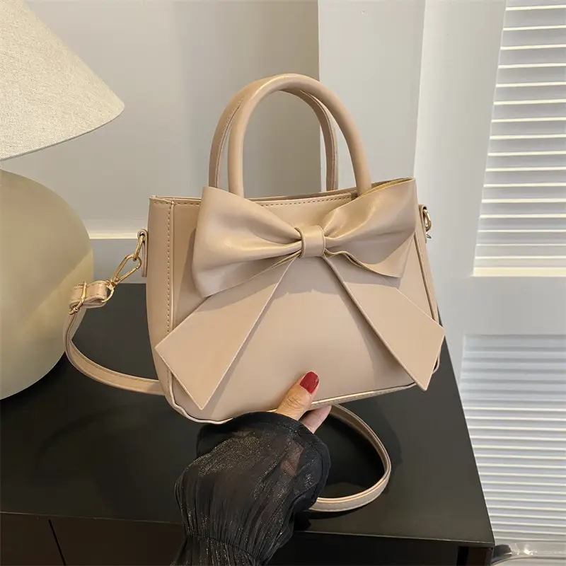Black Bow Shoulder Messenger Bag for Women 2023 - Image 6