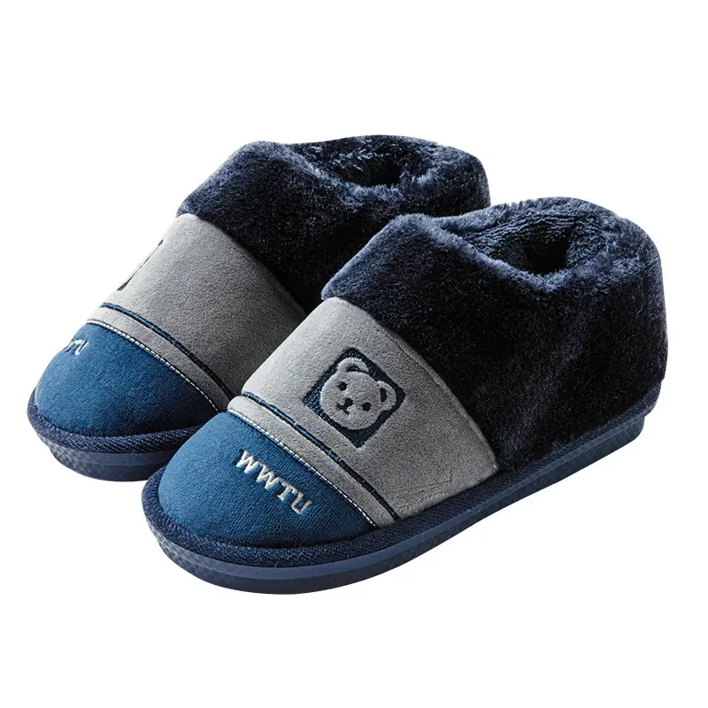 Factory new warm heel cotton slippers home indoor and outdoor wear thick bottom non-slip cotton shoes wholesale can be delivered on behalf of one piece - Image 10