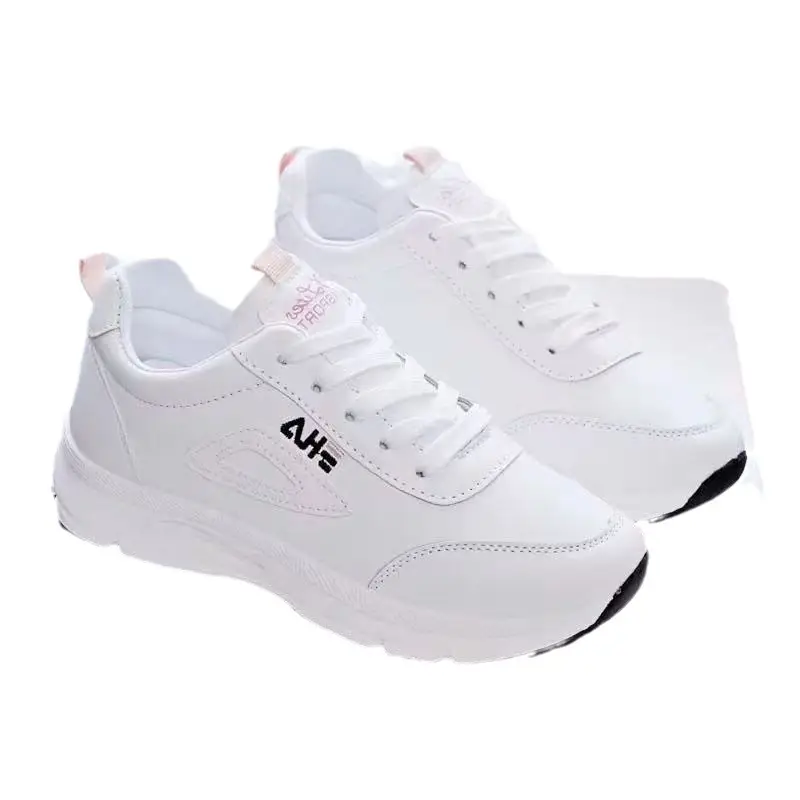 Women Leather Chunky White Sneakers Fila 2023 - Image 17