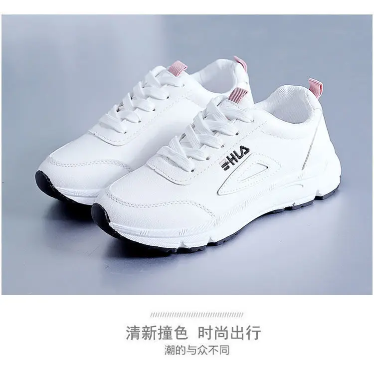 Women Leather Chunky White Sneakers Fila 2023 — feature 4