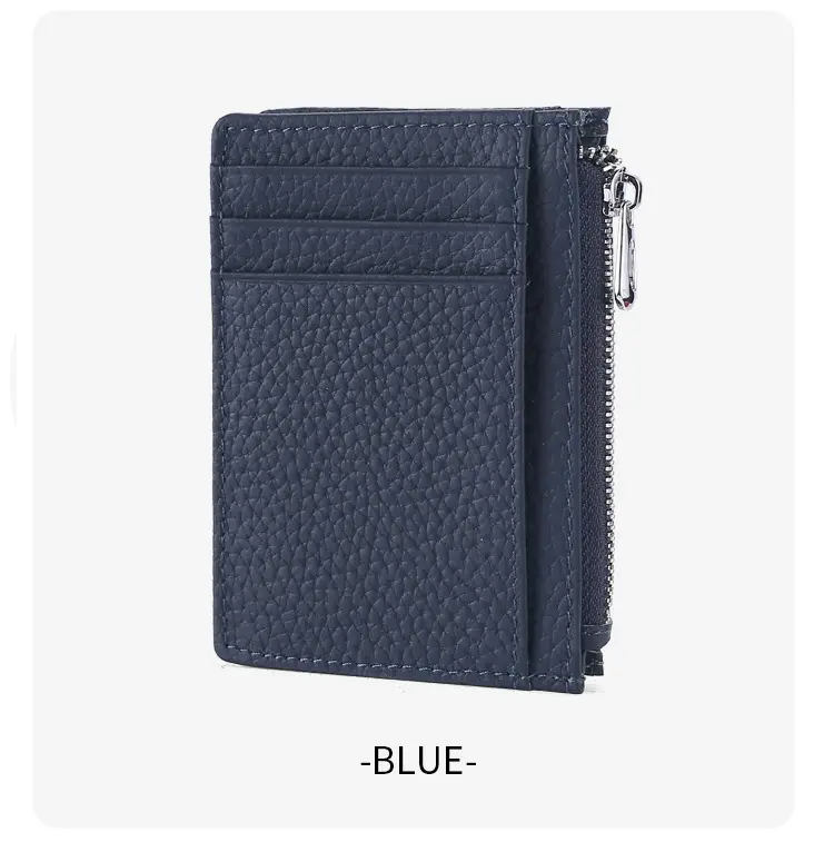 Ultra-thin Multi Color Leather RFID Wallets — feature 12