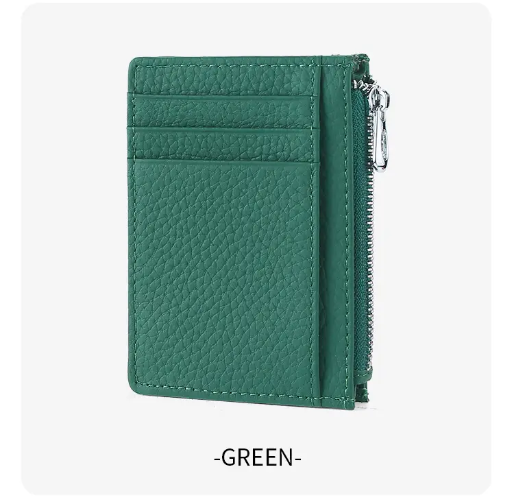 Ultra-thin Multi Color Leather RFID Wallets — feature 13