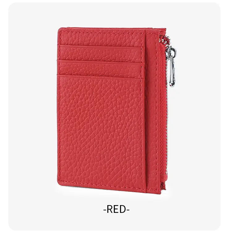 Ultra-thin Multi Color Leather RFID Wallets — feature 14