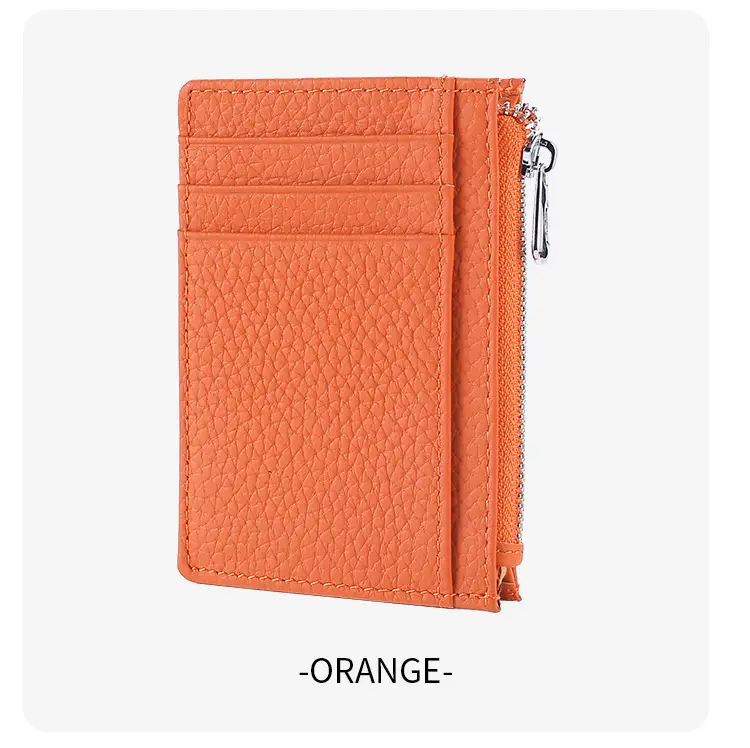Ultra-thin Multi Color Leather RFID Wallets — feature 15
