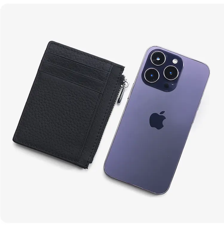 Ultra-thin Multi Color Leather RFID Wallets — feature 22