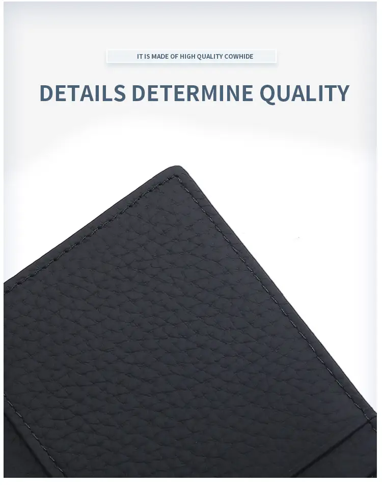 Ultra-thin Multi Color Leather RFID Wallets — feature 3