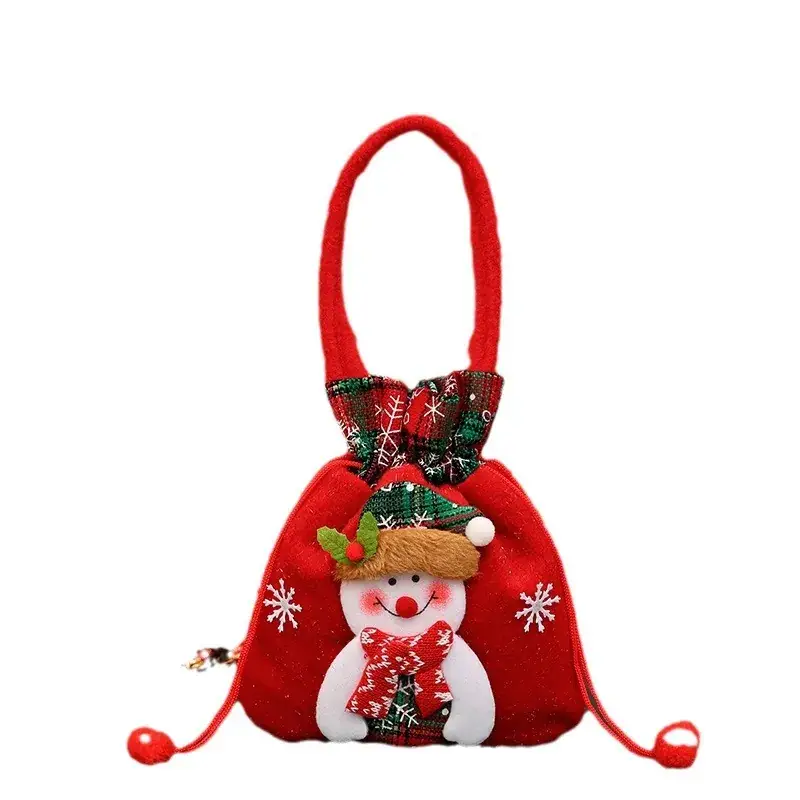 Red Christmas Eve Candy Gift Bag 14x10cm - Image 16