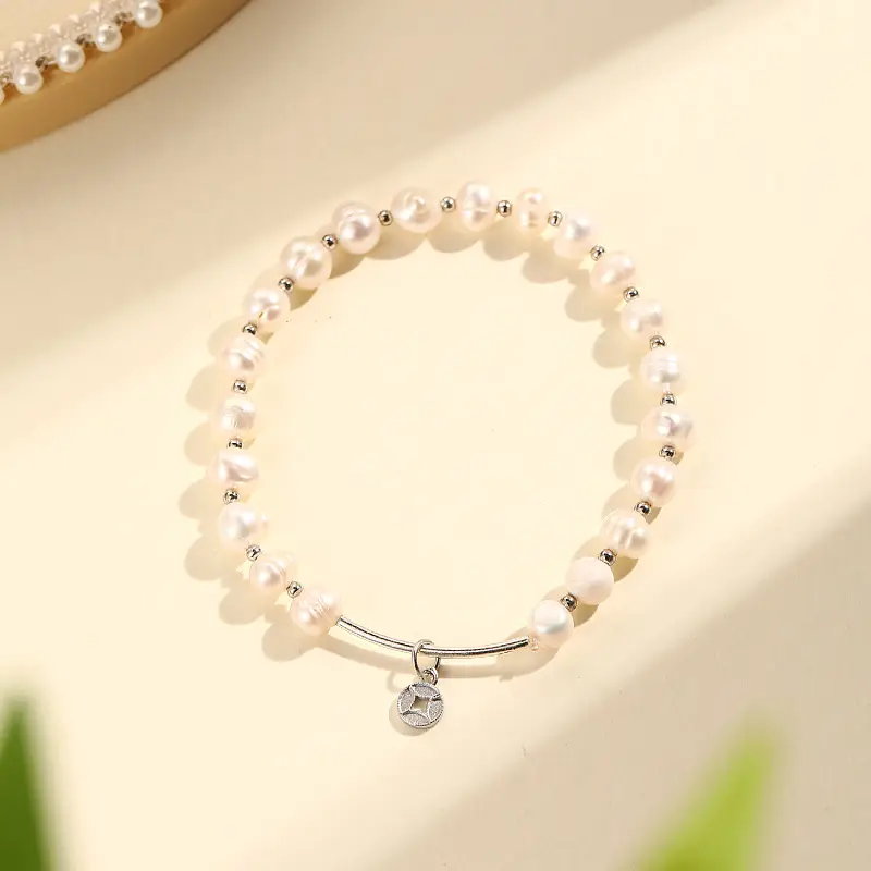 S925 Pearl Bracelet for Best Friend Elegant Gift - Image 5