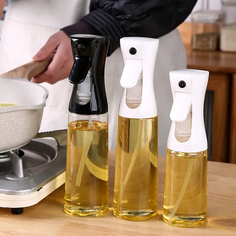 Push-Type Oil Spray Bottle 300ML Household Use - Image 10