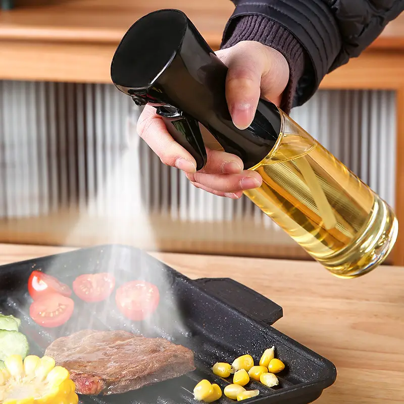 Push-Type Oil Spray Bottle 300ML Household Use - Image 11