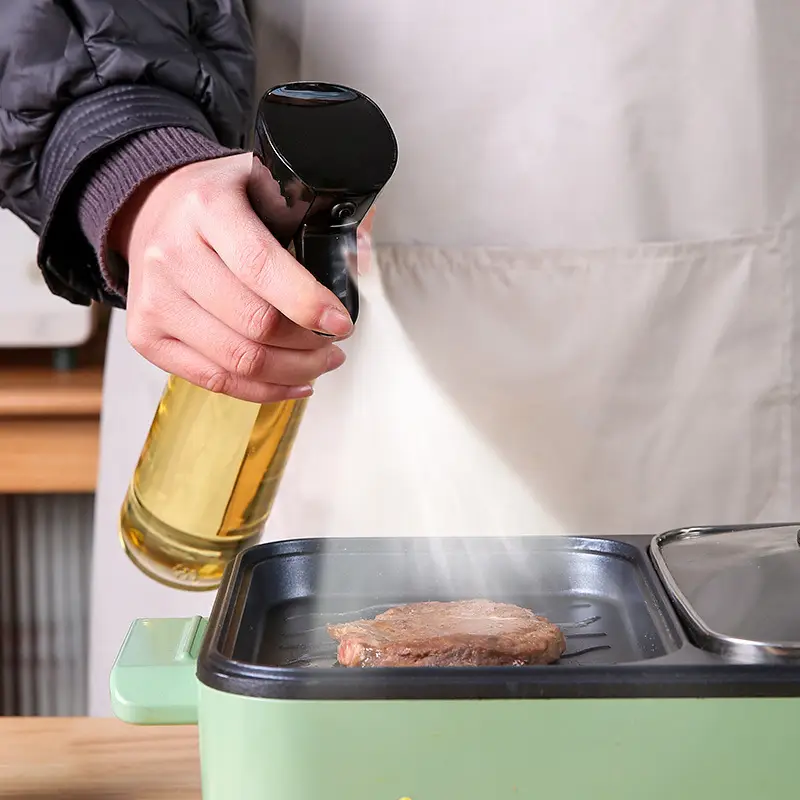 Push-Type Oil Spray Bottle 300ML Household Use - Image 12