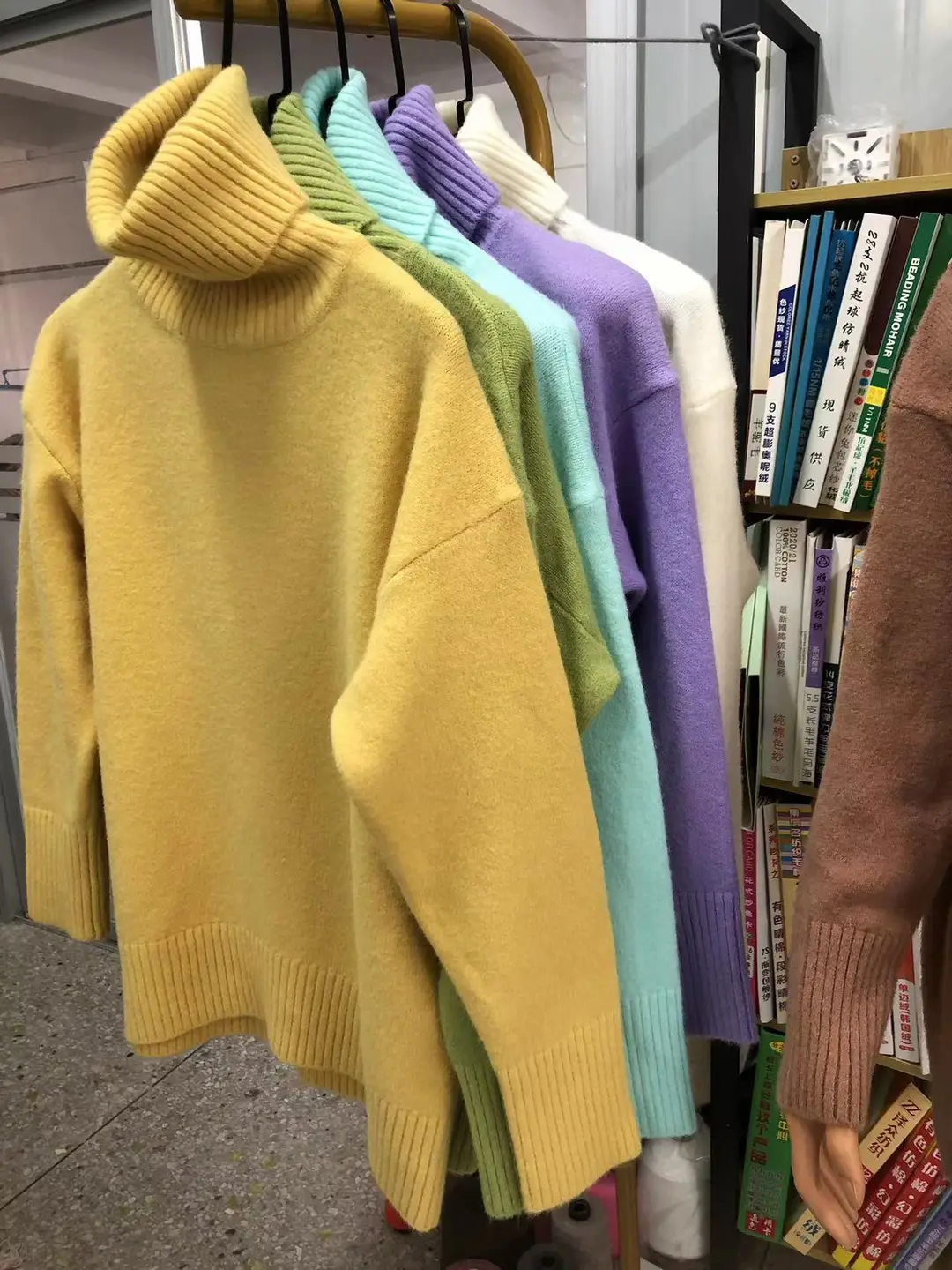 SY655 cross-border Amazon soft and comfortable high lapel solid color pullover not easy to pill solid color trendy Daily — feature 20