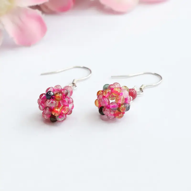 Guan Yu Inlaid Natural Tourmaline Earrings for Women — feature 9