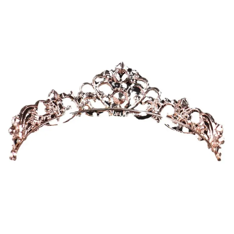 European Style Rhinestone Wedding Crown Hairband - Image 5