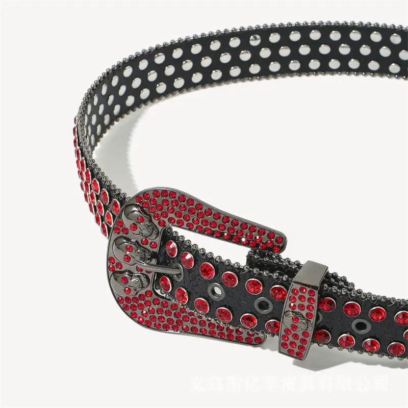 Black Rhinestone Crossbody Belt for Women — feature 12