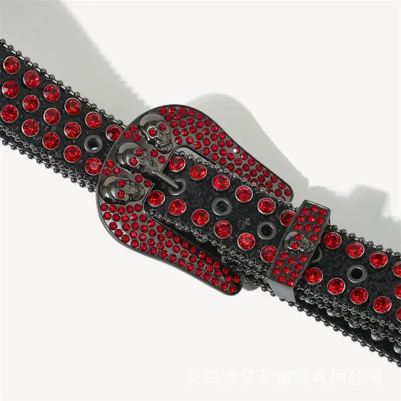 Black Rhinestone Crossbody Belt for Women — feature 13
