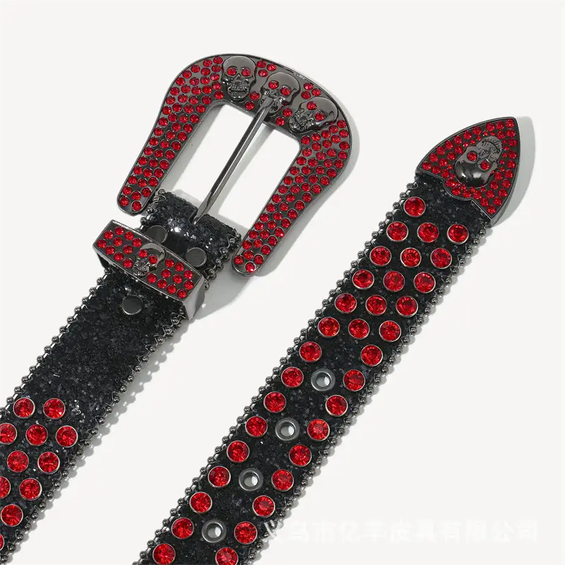Black Rhinestone Crossbody Belt for Women — feature 14