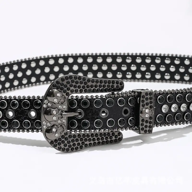 Black Rhinestone Crossbody Belt for Women — feature 6