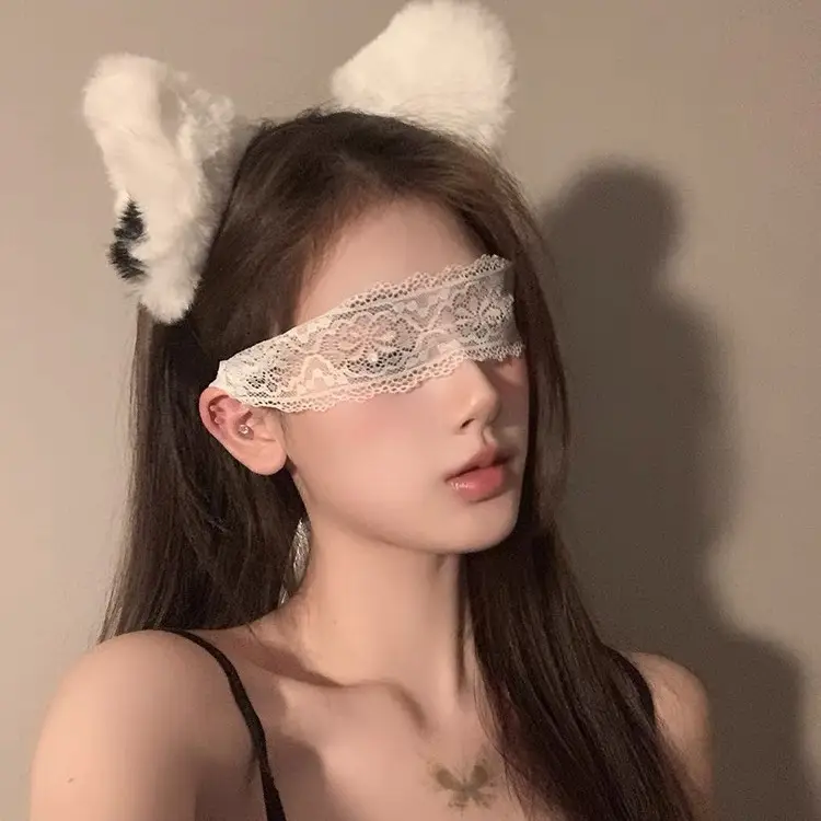 Sweet & Spicy Cat Ears Hair Mask Eye Mask Suit Cos Dressup