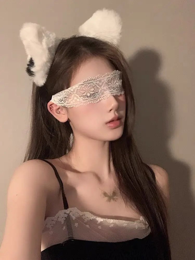 Sweet & Spicy Cat Ears Hair Mask Eye Mask Suit Cos Dressup — feature 2