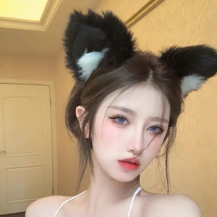 Sweet & Spicy Cat Ears Hair Mask Eye Mask Suit Cos Dressup