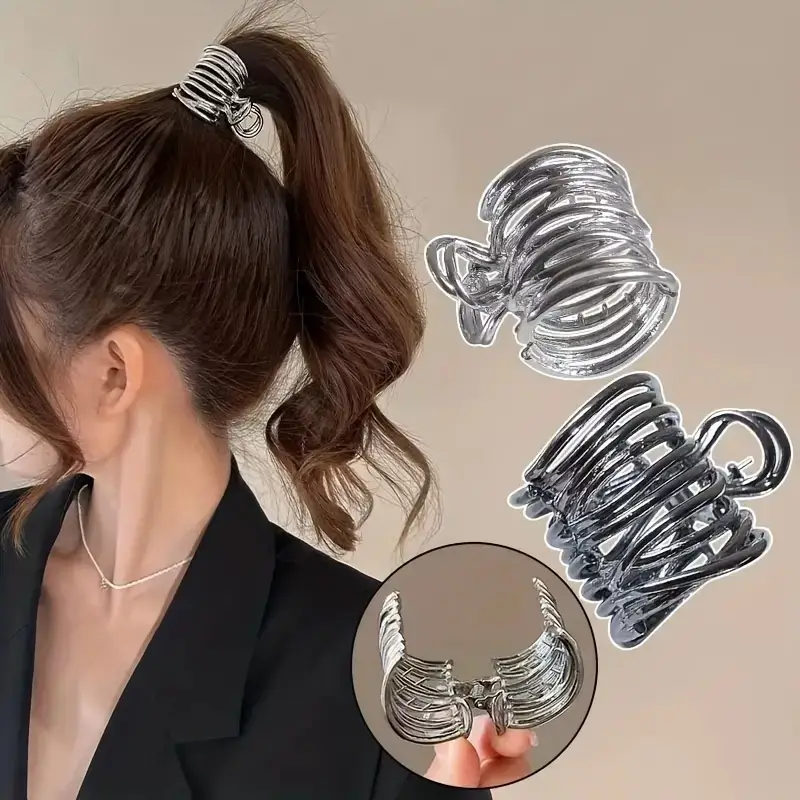 Elegant Cut Out Metal Hairpin for Women