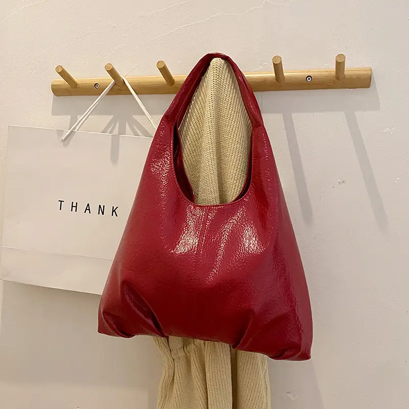 Women's 2023 Soft Leather Underarm Shoulder Bag - Image 9