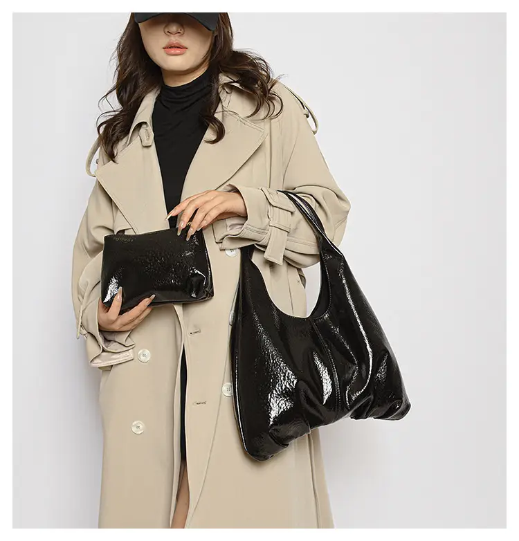 Women's 2023 Soft Leather Underarm Shoulder Bag — feature 22