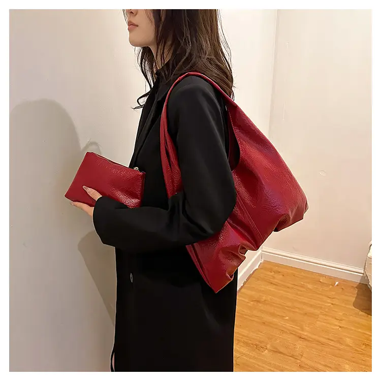 Women's 2023 Soft Leather Underarm Shoulder Bag — feature 31