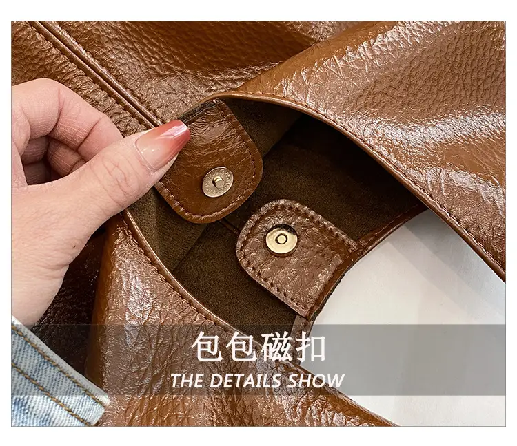 Women's 2023 Soft Leather Underarm Shoulder Bag — feature 9