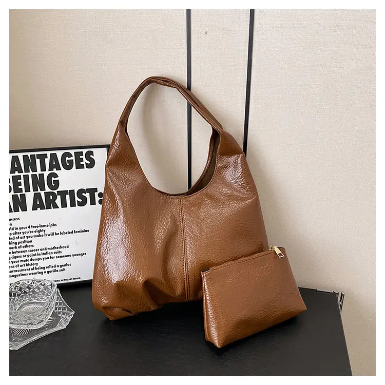 Women's 2023 Soft Leather Underarm Shoulder Bag - Image 2