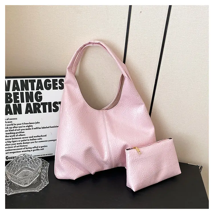 Women's 2023 Soft Leather Underarm Shoulder Bag - Image 4
