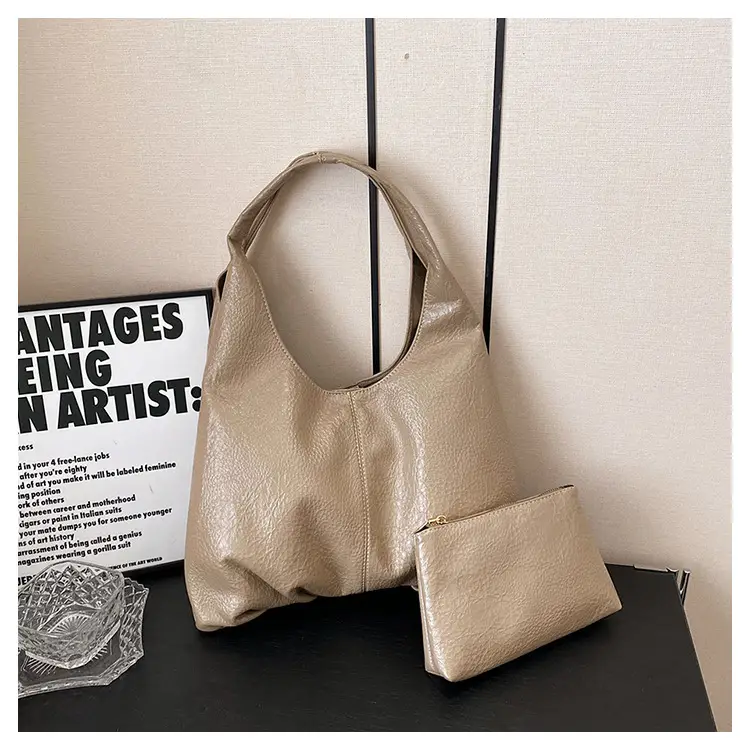 Women's 2023 Soft Leather Underarm Shoulder Bag - Image 6