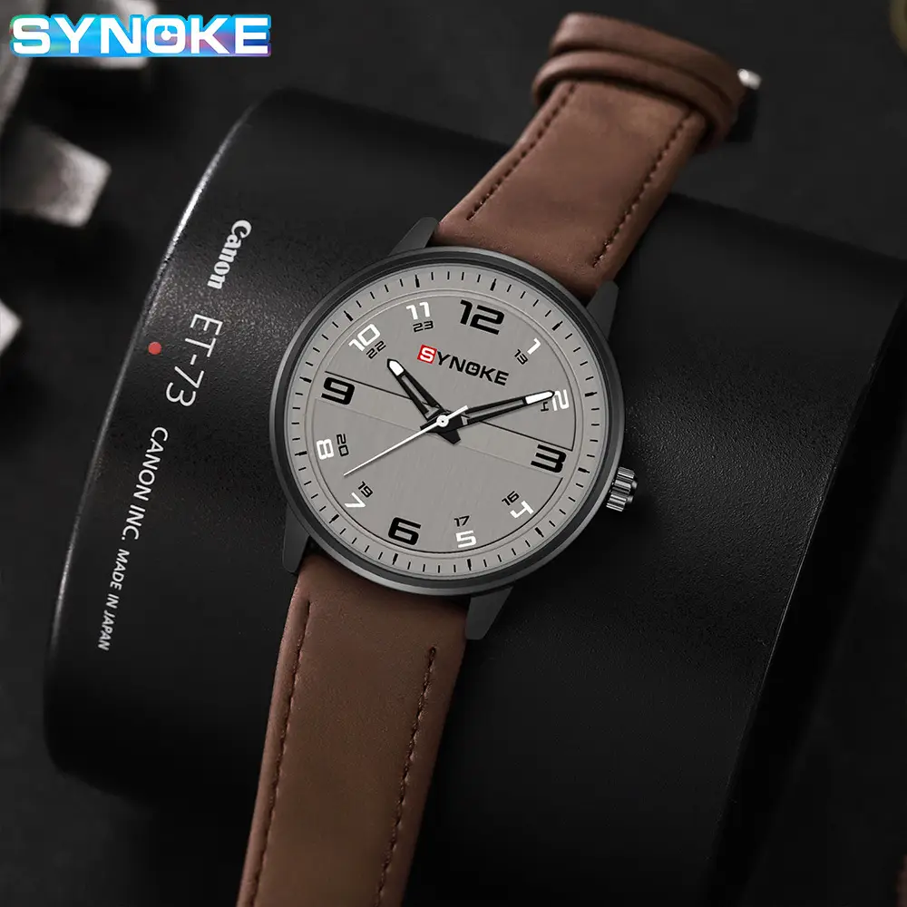 Retro Men's Quartz Watch Olive Belt 120mm - Image 8
