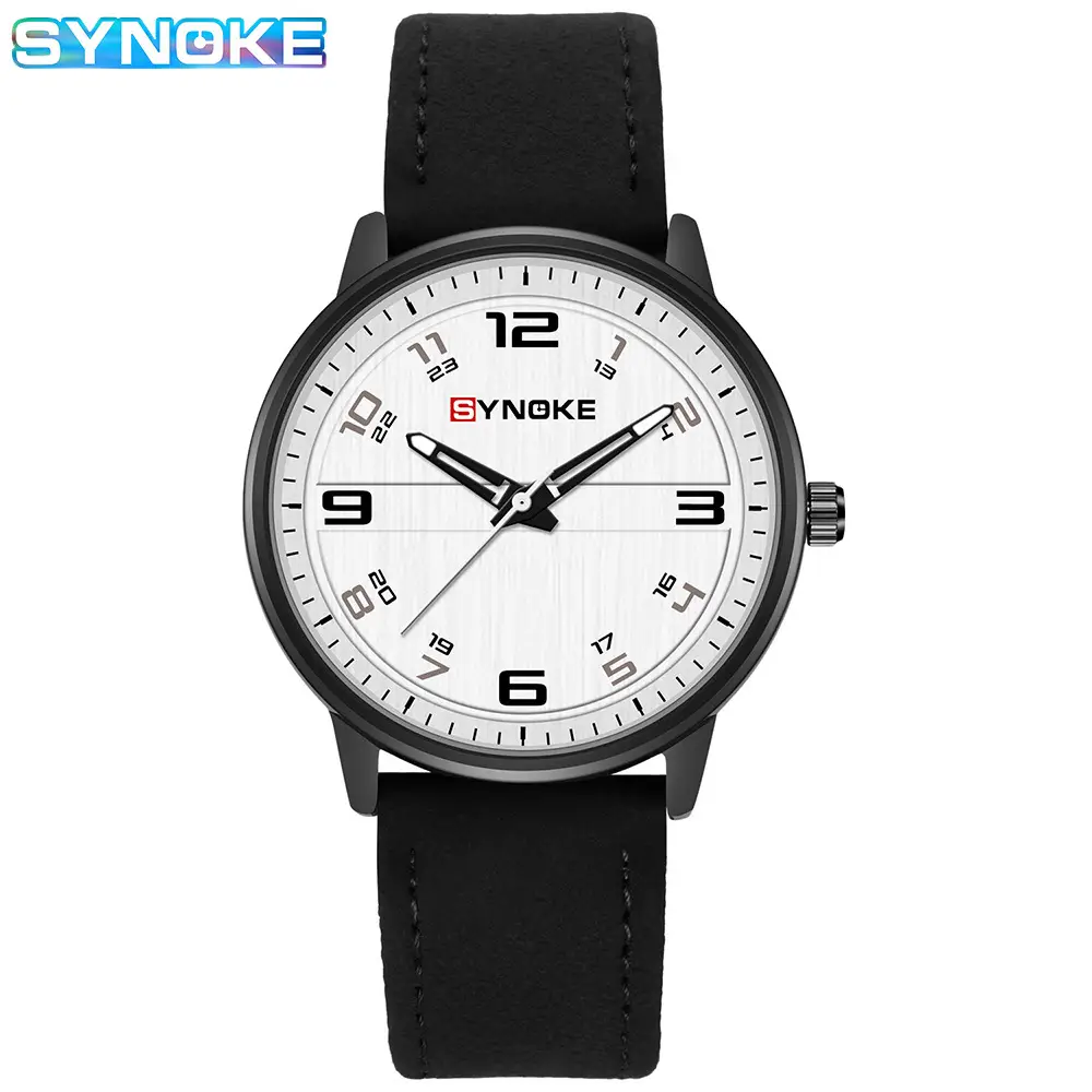 Retro Men's Quartz Watch Olive Belt 120mm - Image 2