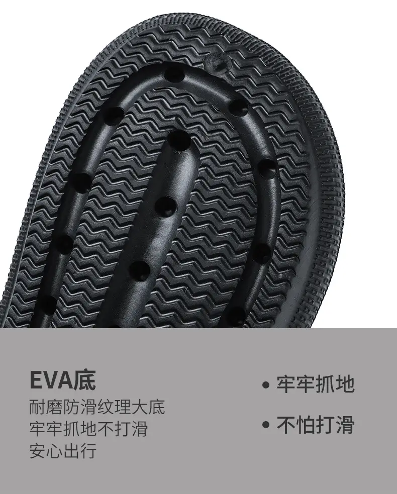 Winter new men's fashion casual waterproof cotton slippers toe-wrapped shoes fleece-lined warm home shoes woolen slippers — feature 6