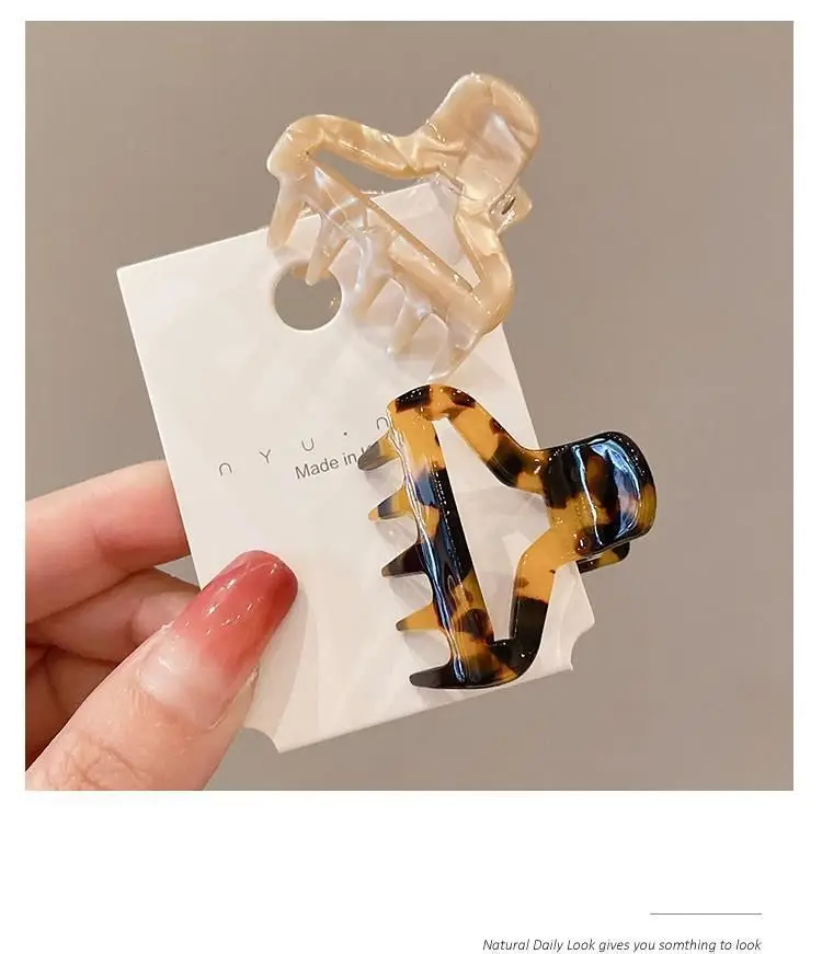 Leopard Print Hairpin for Women High Ponytail Clip — feature 5