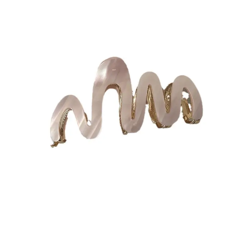 Elegant Pink Acetate Hair Clips for Women - Image 12
