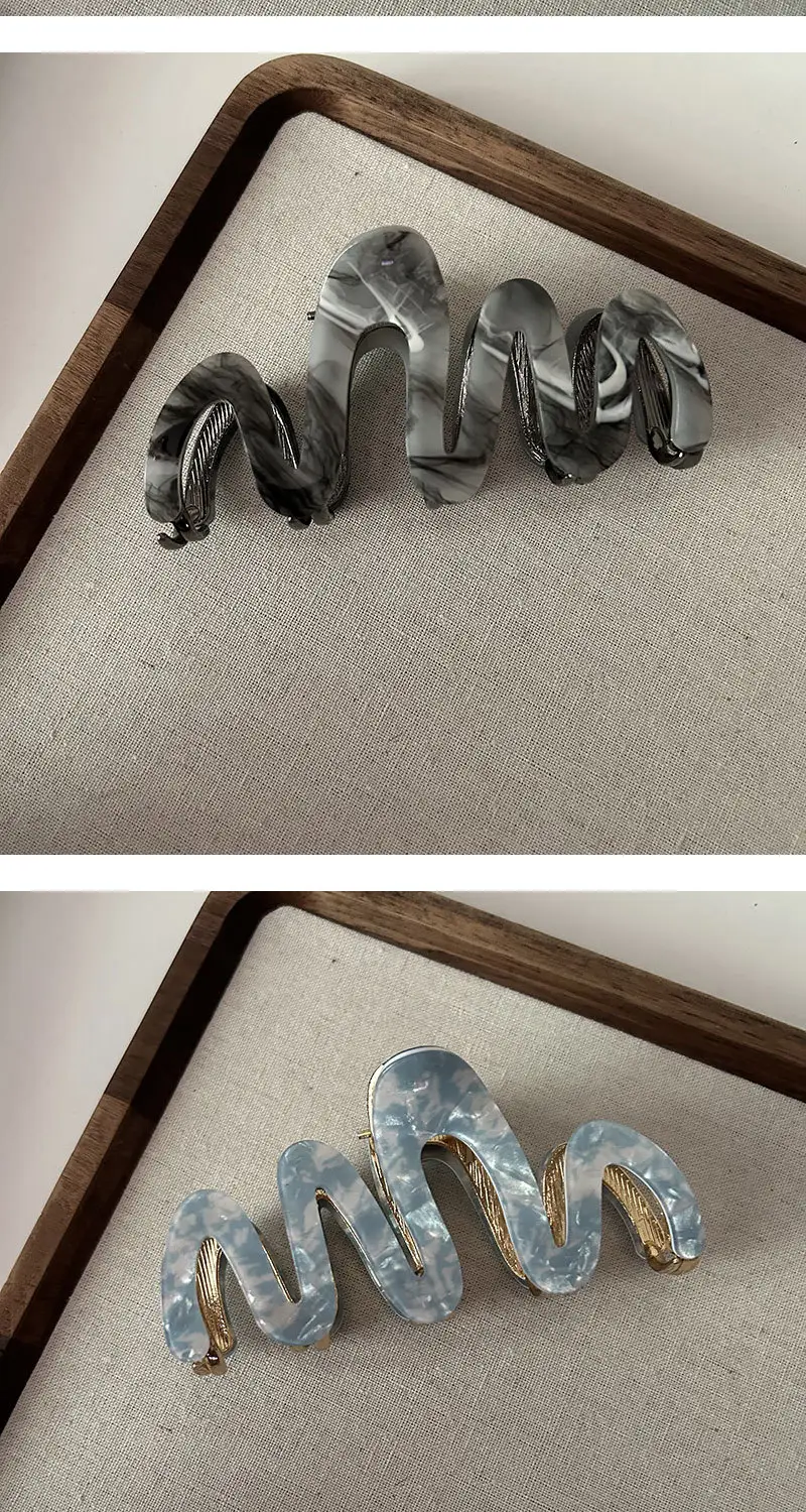 Elegant Pink Acetate Hair Clips for Women — feature 6