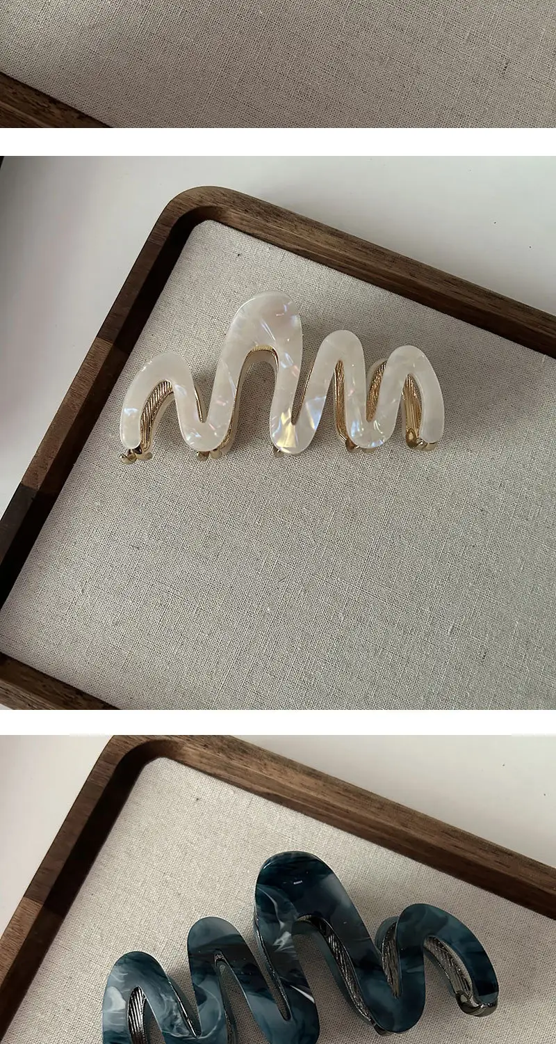Elegant Pink Acetate Hair Clips for Women — feature 7