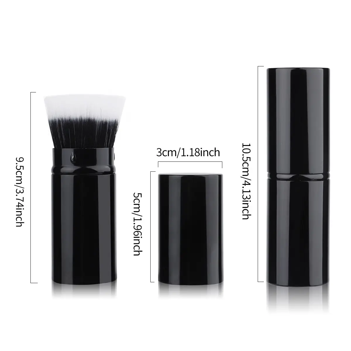New Retractable Stippling Brush 187 Makeup Dust Brush Single Large Powder Brush Blush Brush - Image 5