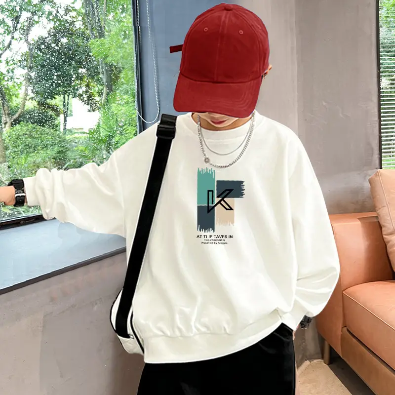White Graphic Sweatshirt for Boys Medium to XL - Image 11