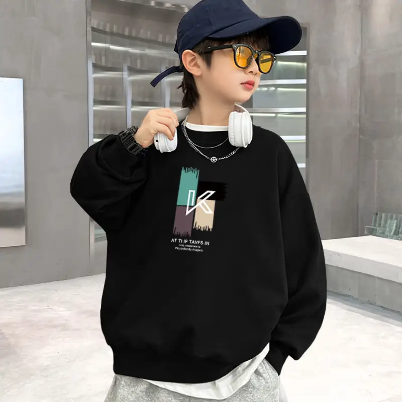 White Graphic Sweatshirt for Boys Medium to XL - Image 13