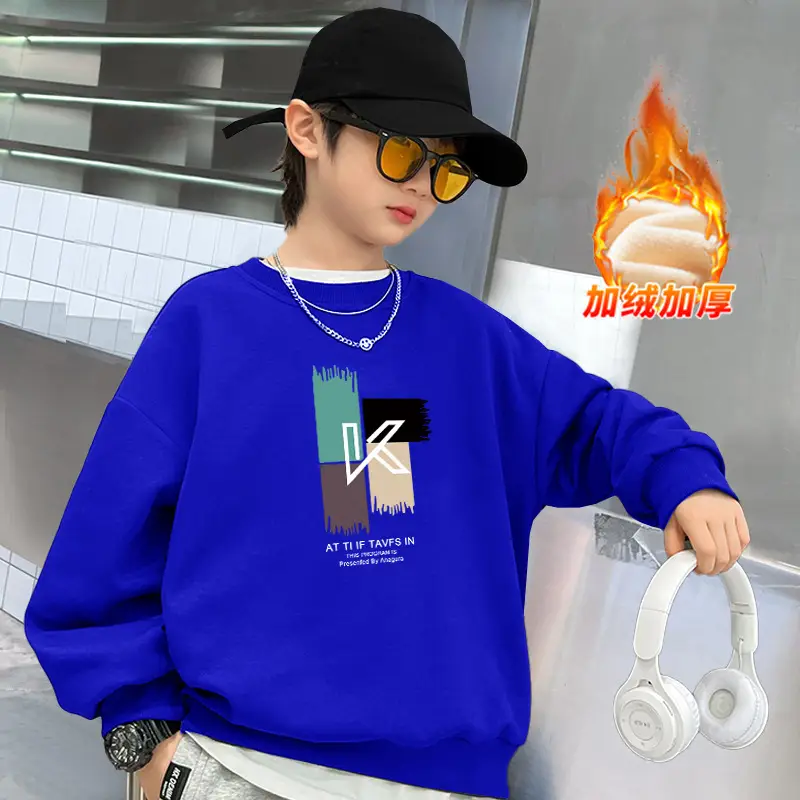 White Graphic Sweatshirt for Boys Medium to XL - Image 7
