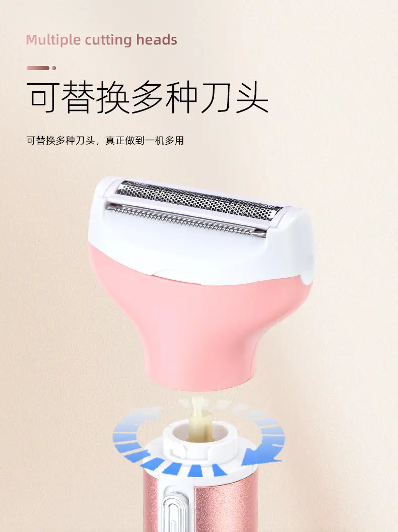 Four-in-One Women's Electric Underarm Razor Trimmer Scraper — feature 6