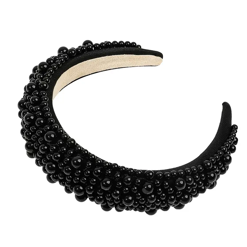 Pink Pearl Skull Top Hairpin with Wide Edge Design - Image 6
