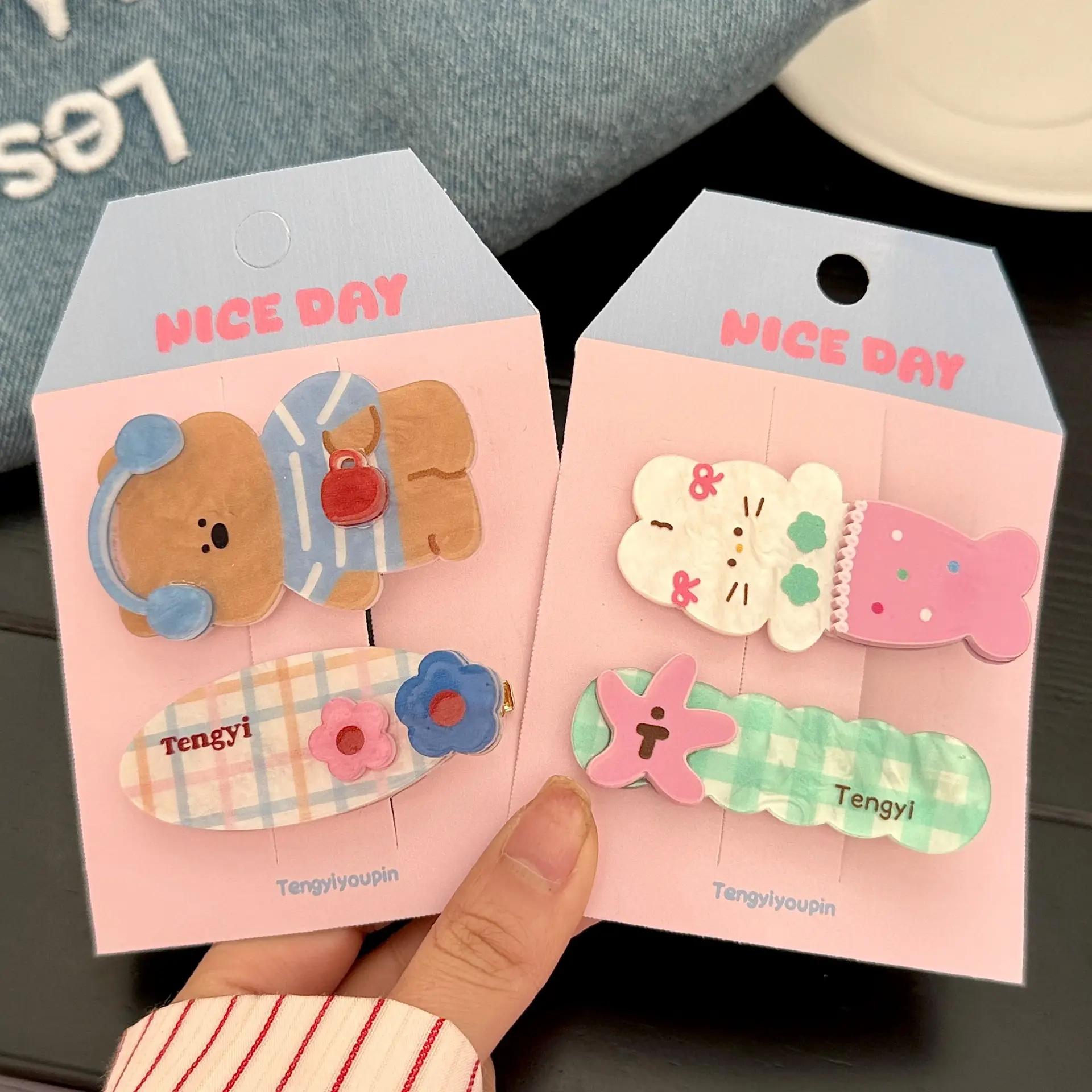 Cute Cartoon Puppy Hairpin Clip Set for Girls - Image 58