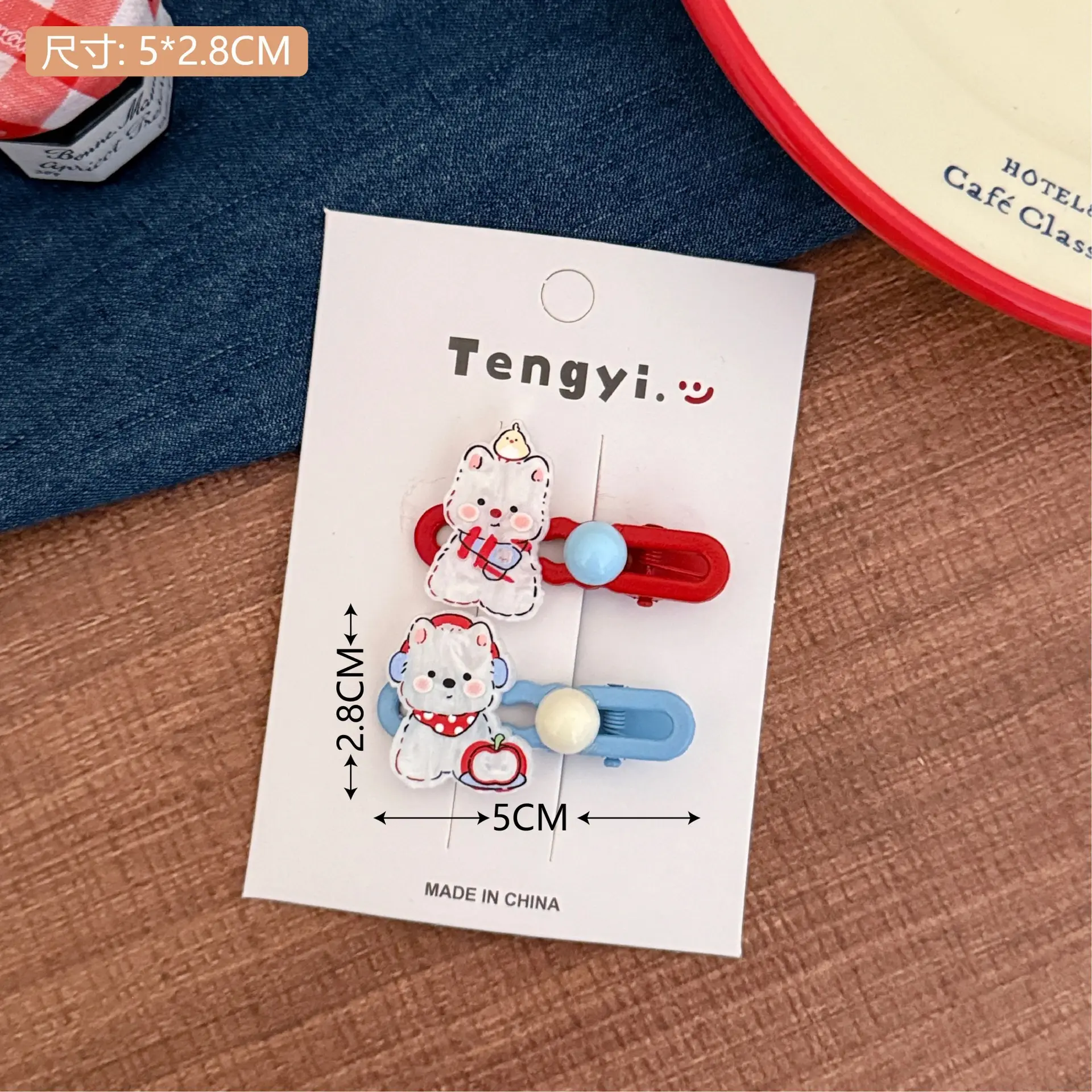 Cute Cartoon Puppy Hairpin Clip Set for Girls - Image 47