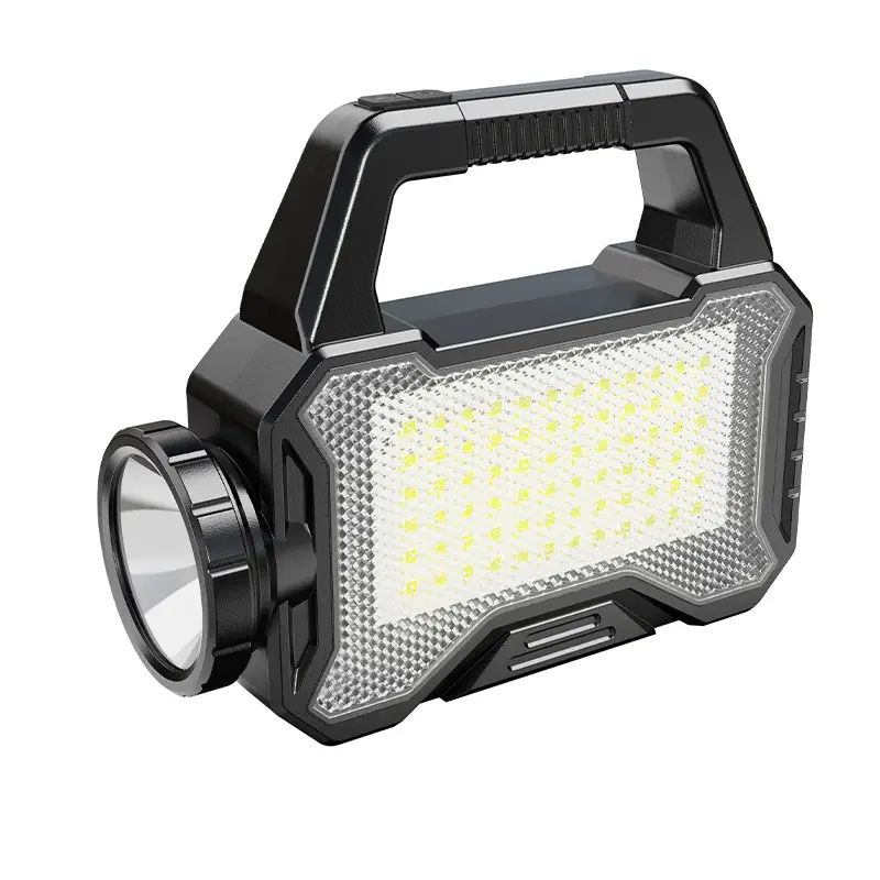 USB Rechargeable Cross-border Solar Flashlight with Side Beam - Image 5