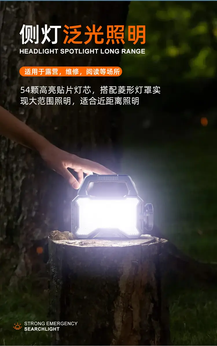 USB Rechargeable Cross-border Solar Flashlight with Side Beam β feature 11